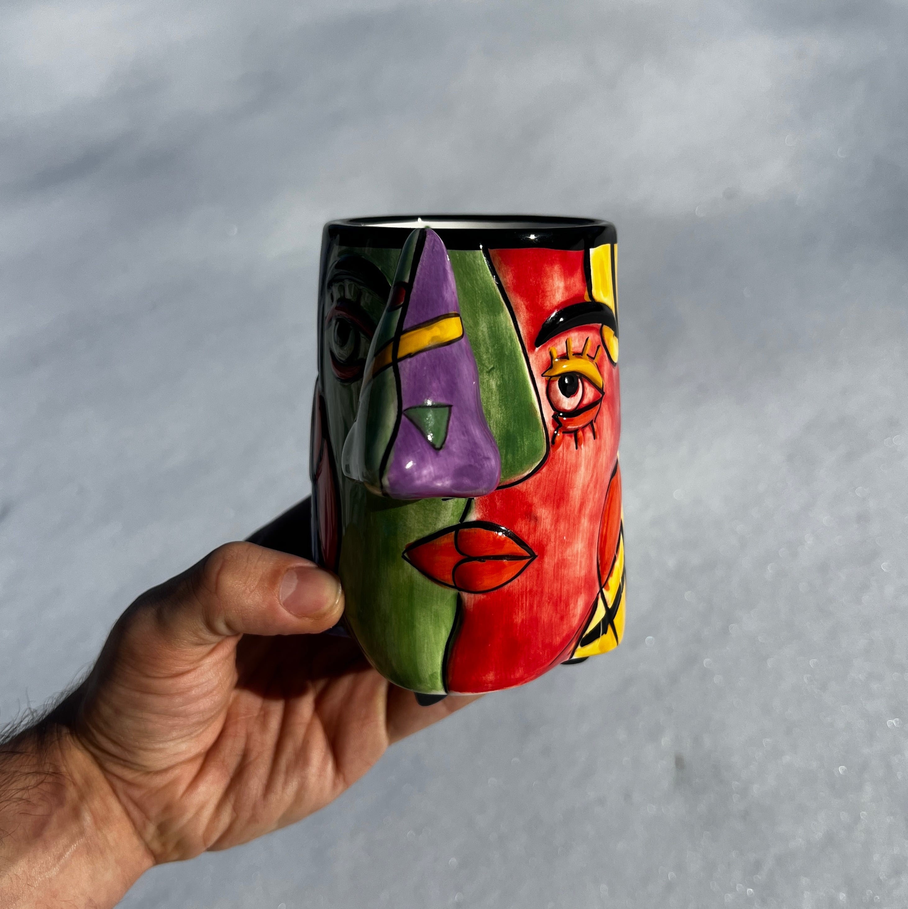 Abstract Face Mug